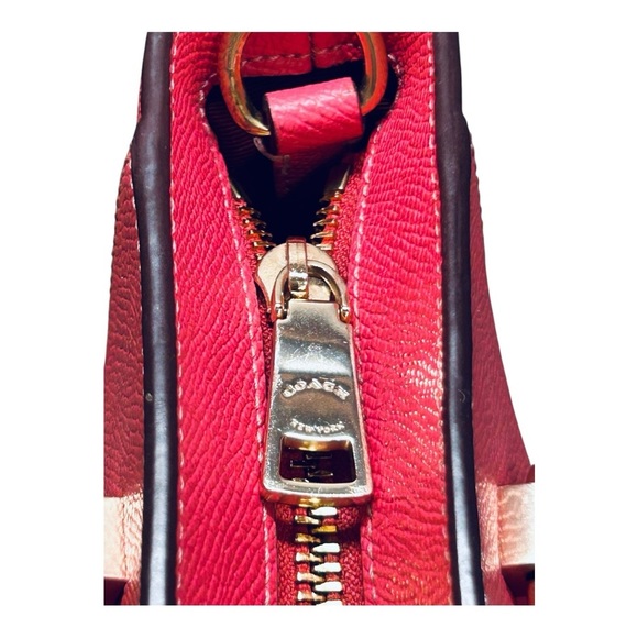 Coach Alice Satchel Bag in Watermelon (Style CA224) Like New authentic - Picture 7 of 17